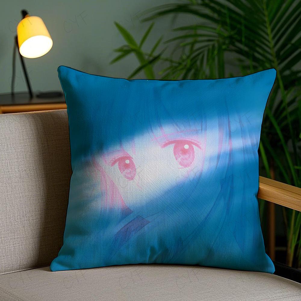Kodomo No Omocha Anime Pillow Case Anti-dustmite Pillowcase Invisible Zipper Silky Short Plush Sofa Cushion Cover