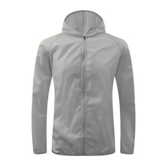 Outdoor Jacket Quick Dry Simple Long Sleeve Thin Solid Color Women Coat for Jogging
