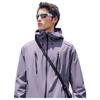 Camel Unisex Fleece-Lined Hooded Outdoor Jacket