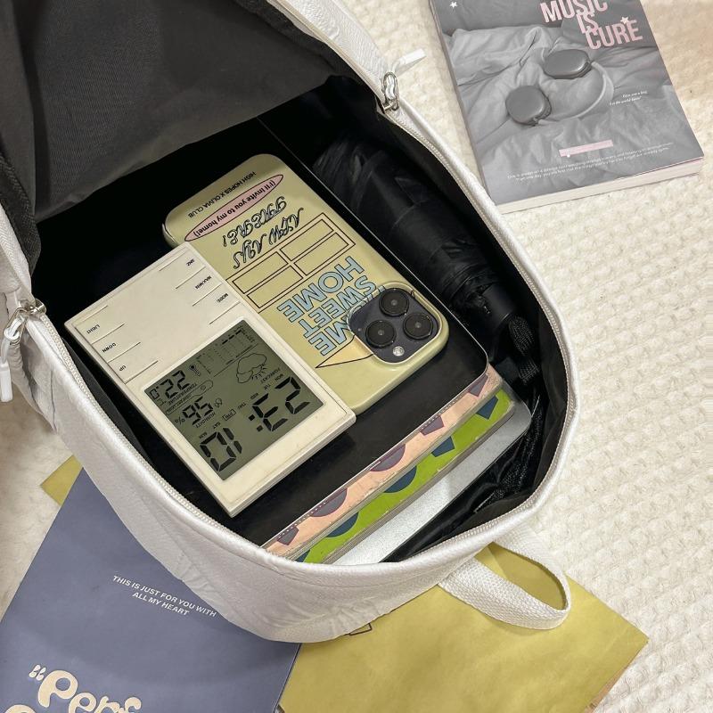 Minimalist student backpack teenage backpack nylon backpack fashionable girl backpack women's shoulder bag high school backpack