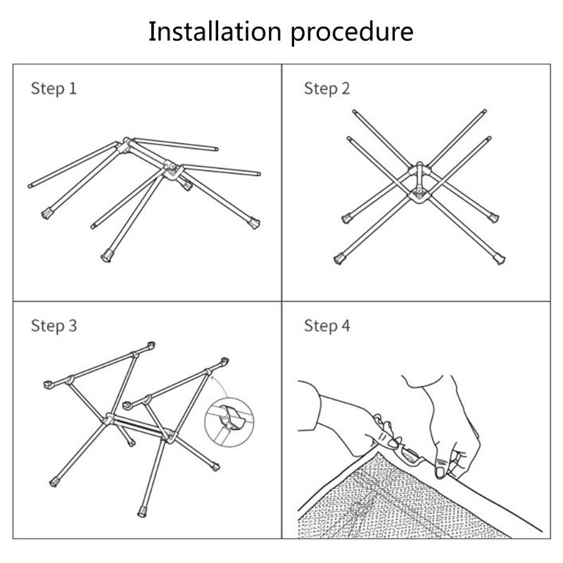 Portable Aluminium Alloy Camping Table Lightweight Outdoor Folding Garden Table with Cups Holder For Picnics Hiking BBQ