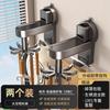 Kitchen Rotating Suction Cup Hook Shelf Spatula Hanger No Punching Kitchenware Storage Hanger