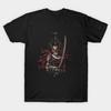 Herren Schwarzes T-Shirt mit Aufdruck Die Klinge von Miquella - Malenia Kein-Schnitt-Transferpapierdruck Baumwoll-T-Shirt