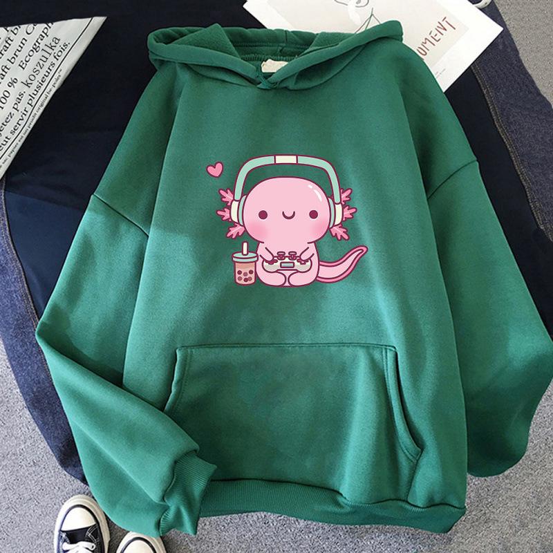 Axolotl Gamer Fun Hoodie
