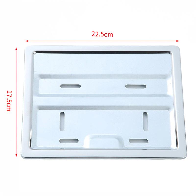 Stainless Steel License Plate Holder Frame for Motorcycles in Thailand Offering Reliable and Legal Number Plate Display