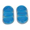 2Pcs Gel Ice Pack Reusable Hot Cold Compress Discomfort Relief Ice Pack for Home Outdoor Blue