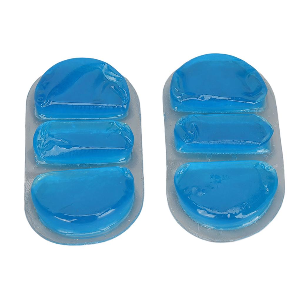 2Pcs Gel Ice Pack Reusable Hot Cold Compress Discomfort Relief Ice Pack for Home Outdoor Blue