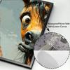 Abstract Art Funny Animals Rabbit Fox Donkey Cat Lion Canvas Posters and Prints Cartoon Animal Mural Canvas Wall Art Home Decor