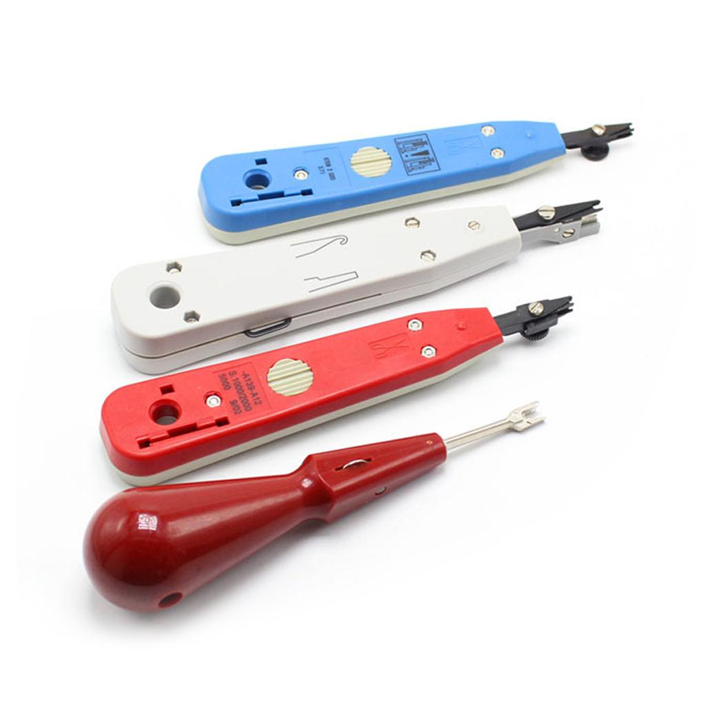 

4 коробки Многофункциональный набор Кусачки для проволоки с прикрепленным инструментом для продевания нити Для универсального набора разъемов сетевой карты