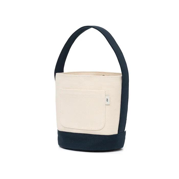 CANVAS BASKET BAG NAVY