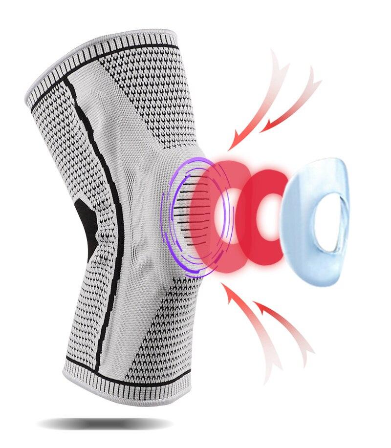 Men's Women's Silicone Sports Elbow & Knee Pads Outdoor Running & Basketball Protectors for Summer & Spring Pressure Protection