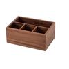 Yuyi Angel Black Walnut Multi-functional Desktop Organizer