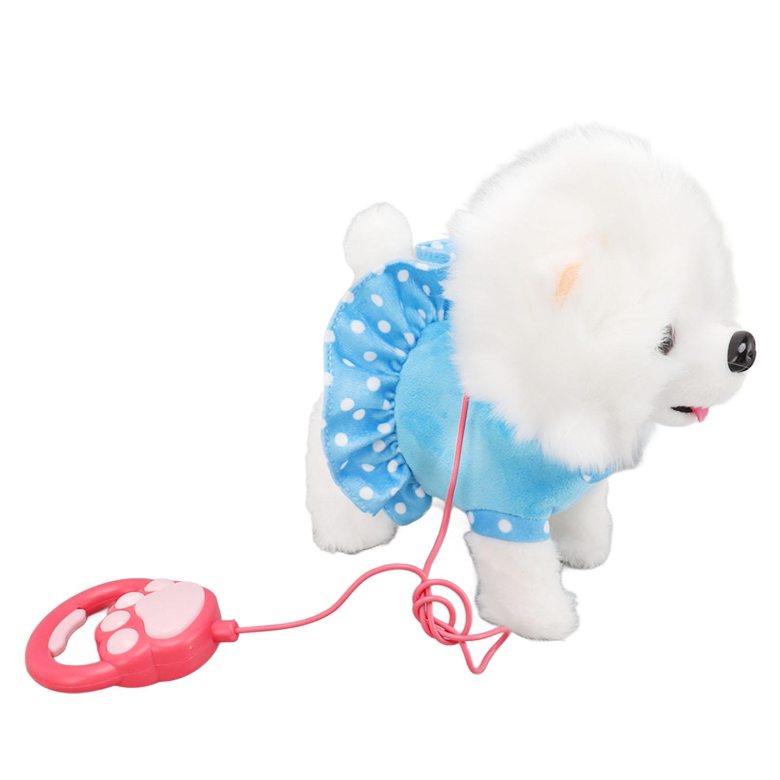 

Electronic Plush Dog Interactive Puppy Singing Walking Toy with Remote Control Leash Kids Toddler Birthday Gifts Blue синій