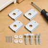 Reinforcement Plate Sturdy Bi-Fold Door Repair Bracket Compact for Homeowners