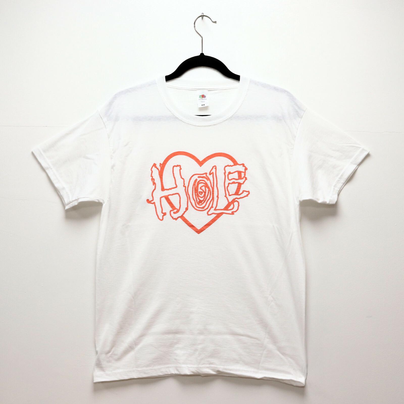 26 Hole - Logo White T-Shirt Courtney Love Grunge Punk Rock Distillers Nirvana Unisex T-Shirt XXXL