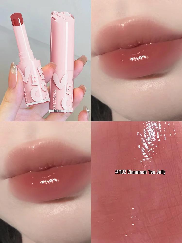 

Visee Moisturizing Nude Lipstick - Cup-Proof, Watery Essence with Mirror Finish