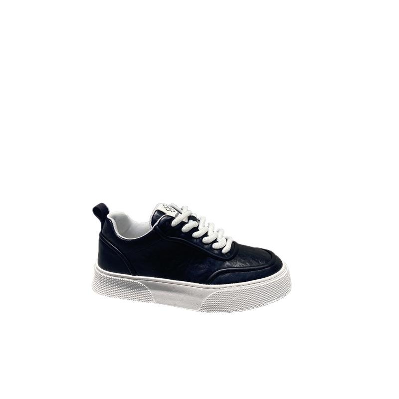 Summer Breathable Sports Shoes Wear-resistant Soft Sole Solid Color Lace-up Casual Zmd