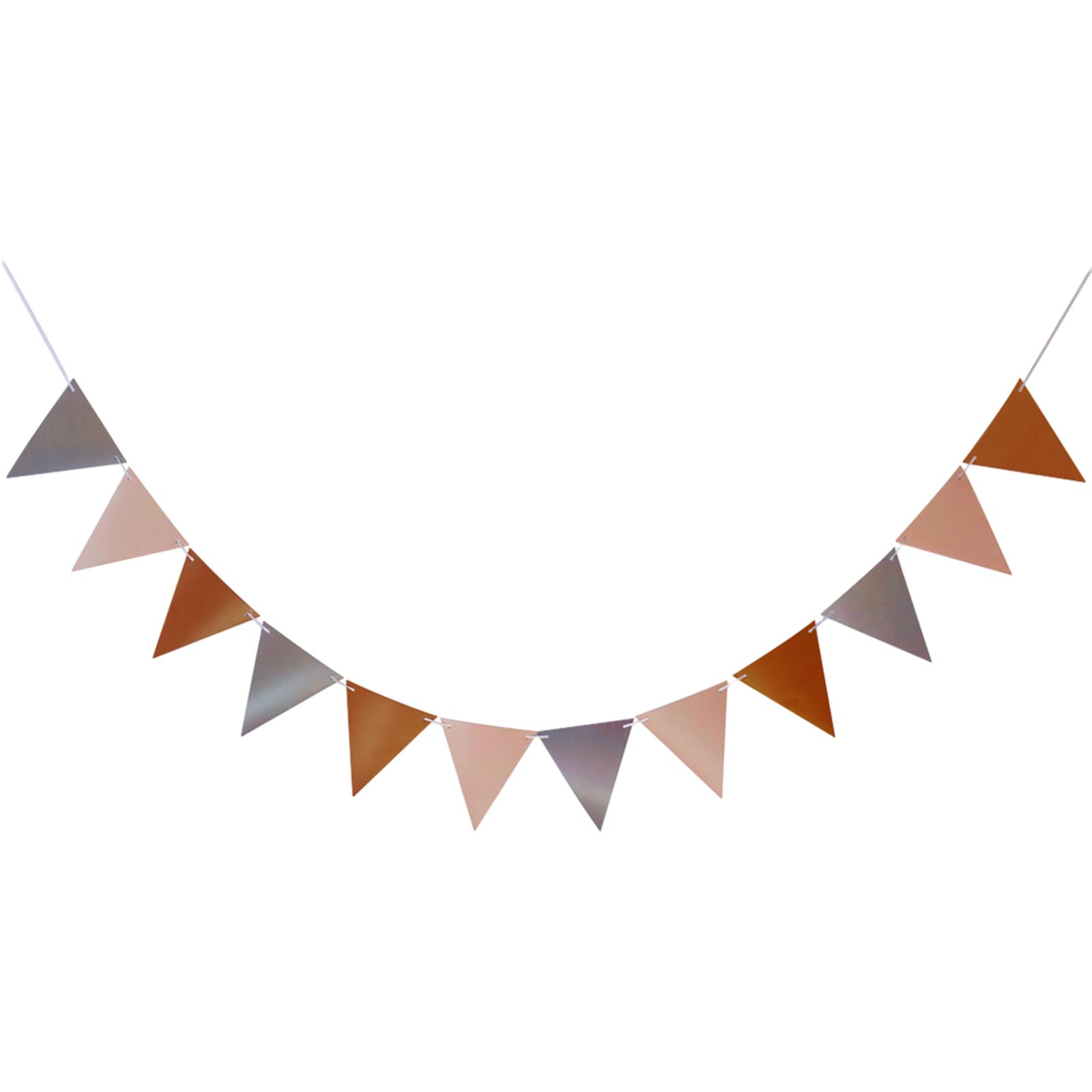 

1 шт. Набір 16,4 футів Macaron паперової картки трикутний банер для дня народження банер прапори вимпел банер прапори вимпел банер