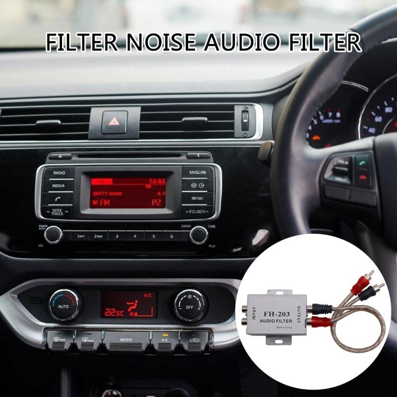 Automobile Ground Loops Isolator 2 Channel Amplifier Noise Filter,Ground Loops Isolator Car Noise Filter