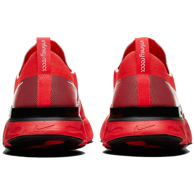 Nike React Infinity Run Flyknit Bright Crimson Black CD4371-600