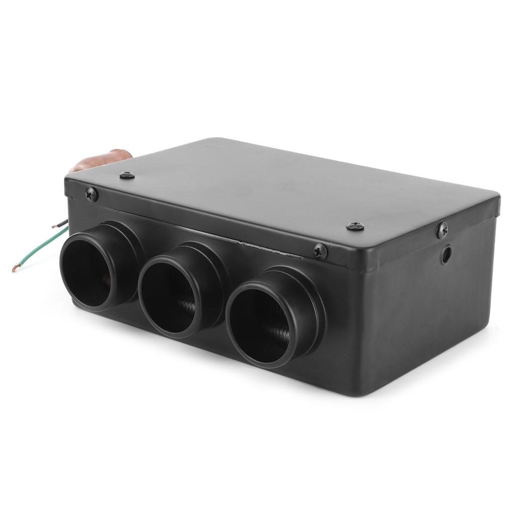 Calentador de Coche 12V 50W 3 Orificios Portátil Invierno Calentador de Calentamiento Rápido Eliminador de Escarcha Bajo Ruido Calentamiento Automático Descongelador de Coche 12V Calentador de Coche