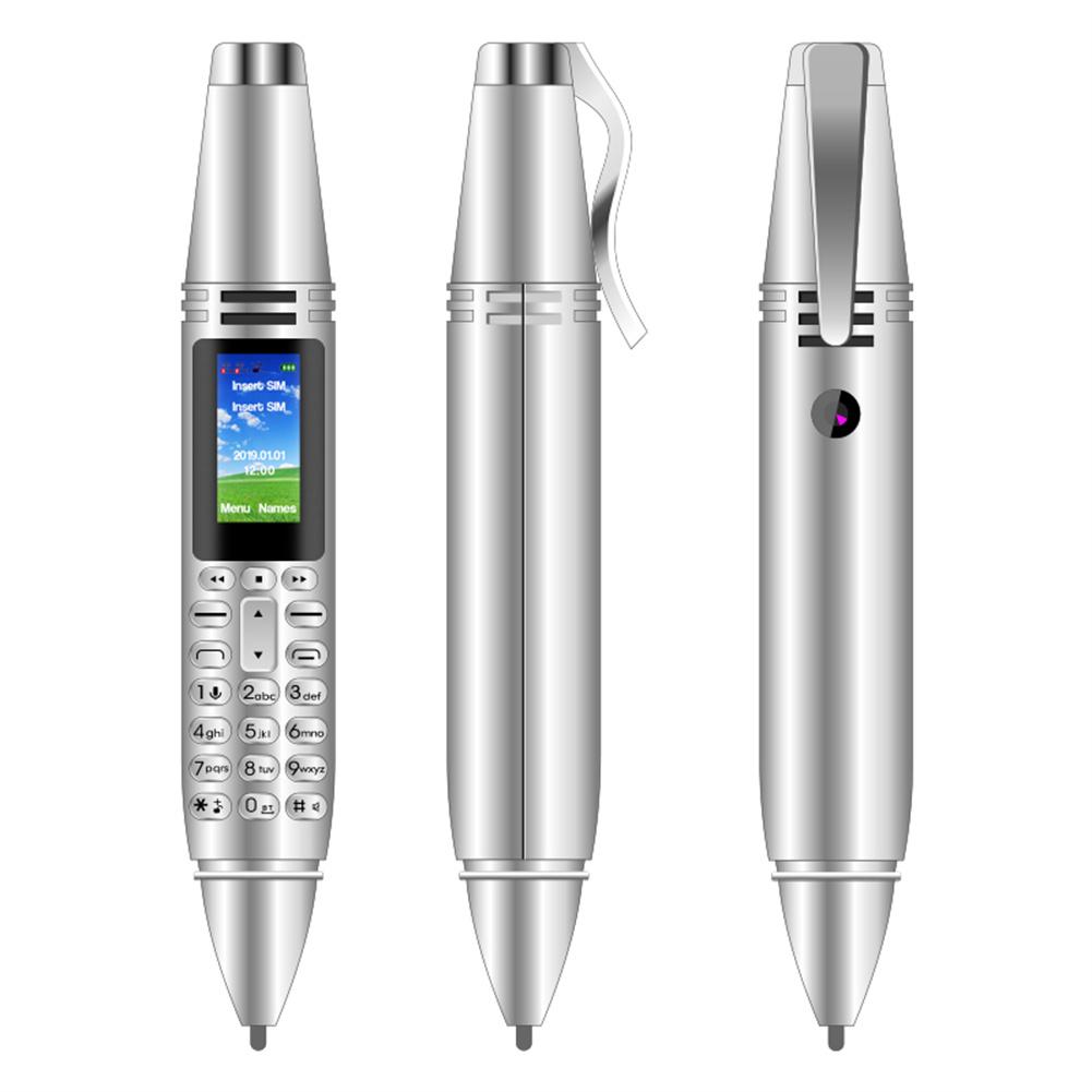 Ak007 Pen Type Mini Mobile Phone 0.96 Inch Screen Gsm Bluetooth-compatible Camera Dialer With Voice Recorder