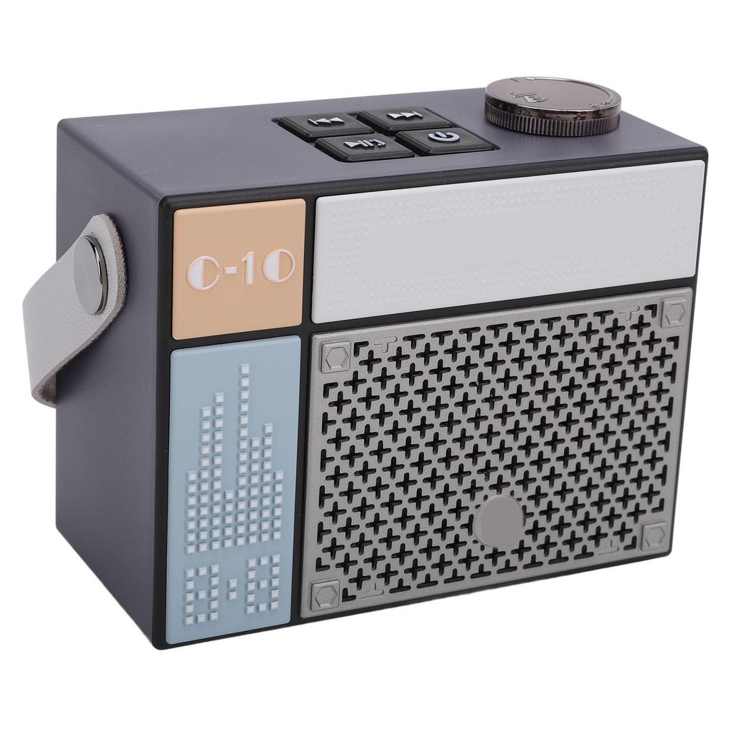 Bluetooth Speaker 5W Stereo Sound Modern Cute Pixels Style Portable Wireless Small Speaker for