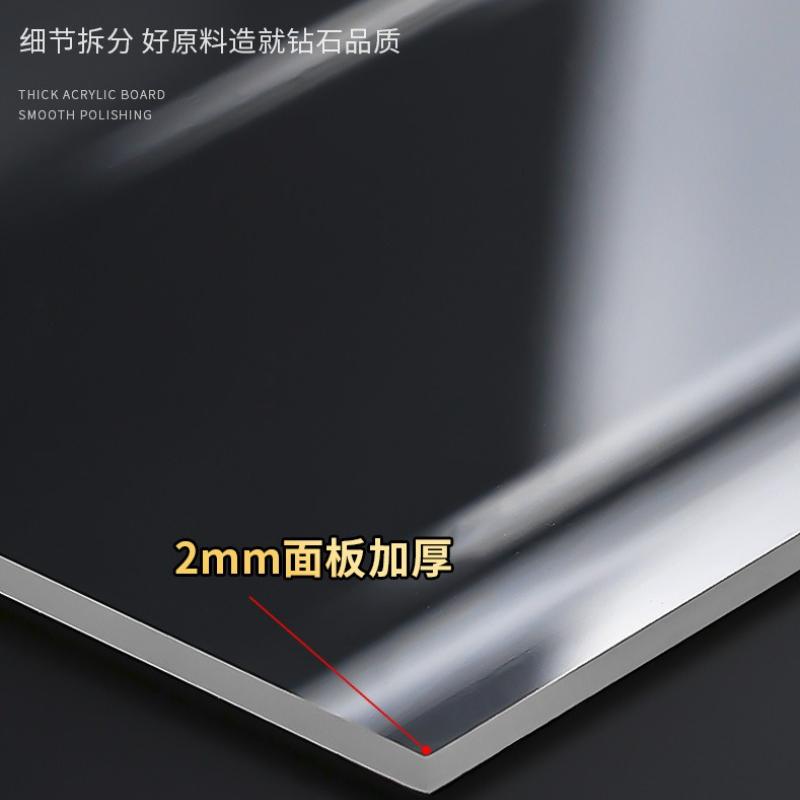 Environmentally Friendly Acrylic Book Stand Transparent Display Stands Library Book Display Bookshelf Desktop Books Holder