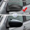 Carbon Look/Glossy Black Car Side Wing Cap Mirror Cover For Nissan Qashqai J10 2007-2014 Rearview Mirror Case Add-on accessories