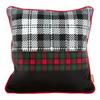 Christmas Santa Pillowcase 45X45 Checkered