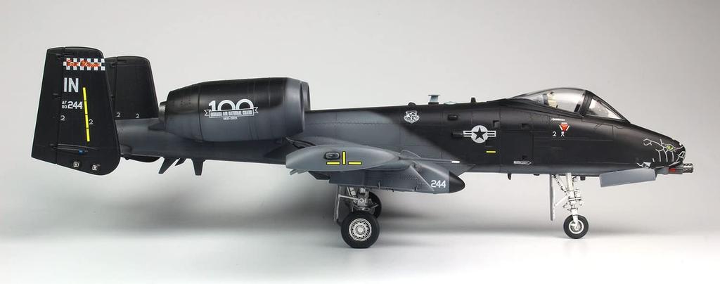 US Air Force Attack Aircraft Thunderbolt II Black Snake Plastic Model Platz/Italeri 1/48 A-10C TPA-7