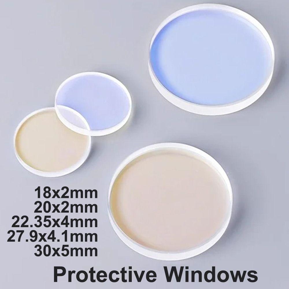 Glass Material Laser Protection Lens 1064nm Optical Quartz Fused Silica Protective Windows Thickness Dia18/20/22.35/27.9/30