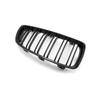 New Look Car Grille Grill Front Kidney Glossy 2 Line Double Slat For BMW 4er F32 F33 F36 F80 F82 2013-18 Cabriolet Coupe