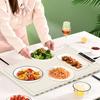 Flexible Rollable Silicone Warm Vegetable Board Smart Home Multifunctional Foldable Warm Vegetable Treasure Heating Insulation