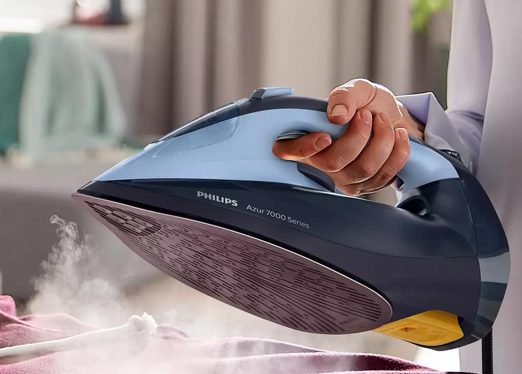 Philips DST7041/20 | Steam iron | 2800 W | Water tank capacity 300 ml | Continuous steam 50 g/min | Steam boost 250 g/min | Blue