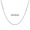 Collana Leggera Elegante Collana Girocollo a Catena Serpente per Donne Gioiello Regalo Catena Sottile Osso di Serpente Regali