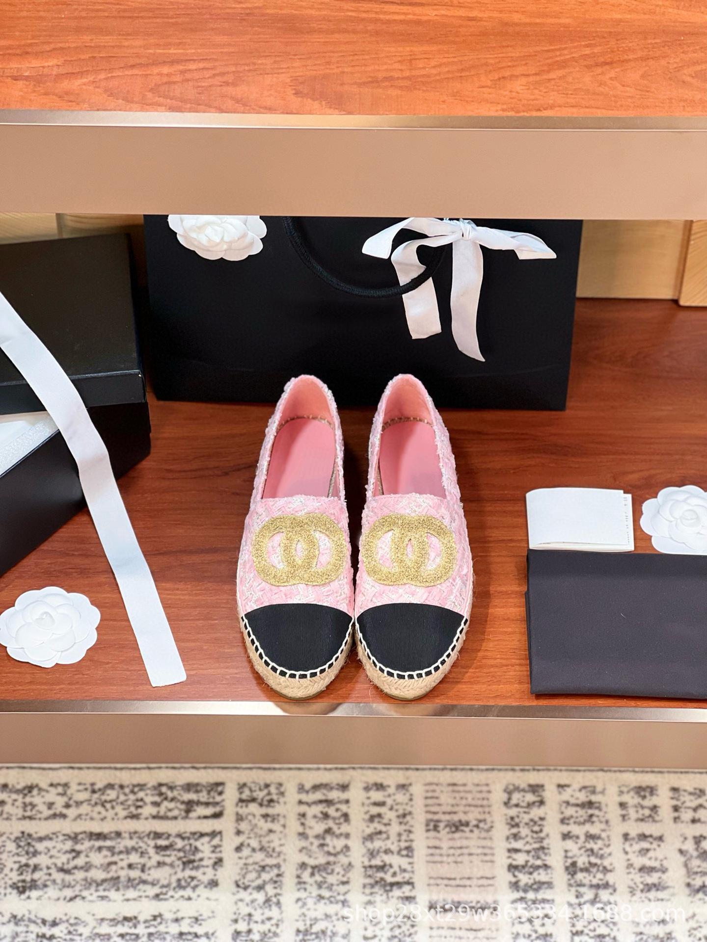 

Весенняя модернизированная женская обувь Xiao Xiangfeng Fisherman Shoes 2024 года — туфли-лодочки Straw Rope Slip-On Dopamine 34 Custom, No Returns