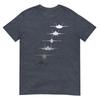 Air Force Fighter Jets F4 F111 F15 F16 F22 F35 Tshirt