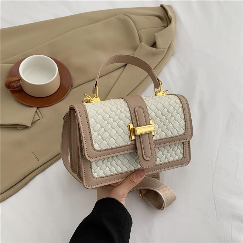 Minimalist Fashion Crossbody Bag 2023 Autumn Trend New Minimalist Fashion Shoulder Bag Casual Large Capacity Small Square Bag белый
