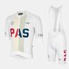 PAS New Cycling Suit Bicycle Short Sleeve Suit Road Bike Simple Elastic Breathable Strap