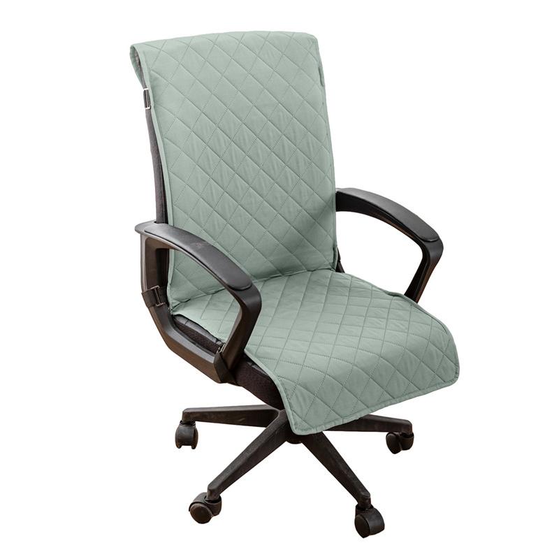 Water Repellent Office Chair Covers Elastic Anti-Dirty Computer Seat Gaming Chair Cover Removable Desk Armchair Slipcovers L/Xl
