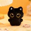 10PCS 10cm Cute Black Cat plush toy Doll Small Pendant Cuddly Pillow Cushion Ins Black Cat Doll for Boy Girl Brithday Gifts
