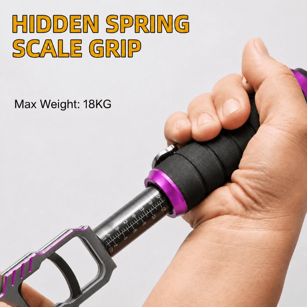 With 40lb Scale Fish Lip Gripper Aluminum Alloy Fish Holder Fishing Grabber  Catch and Release
