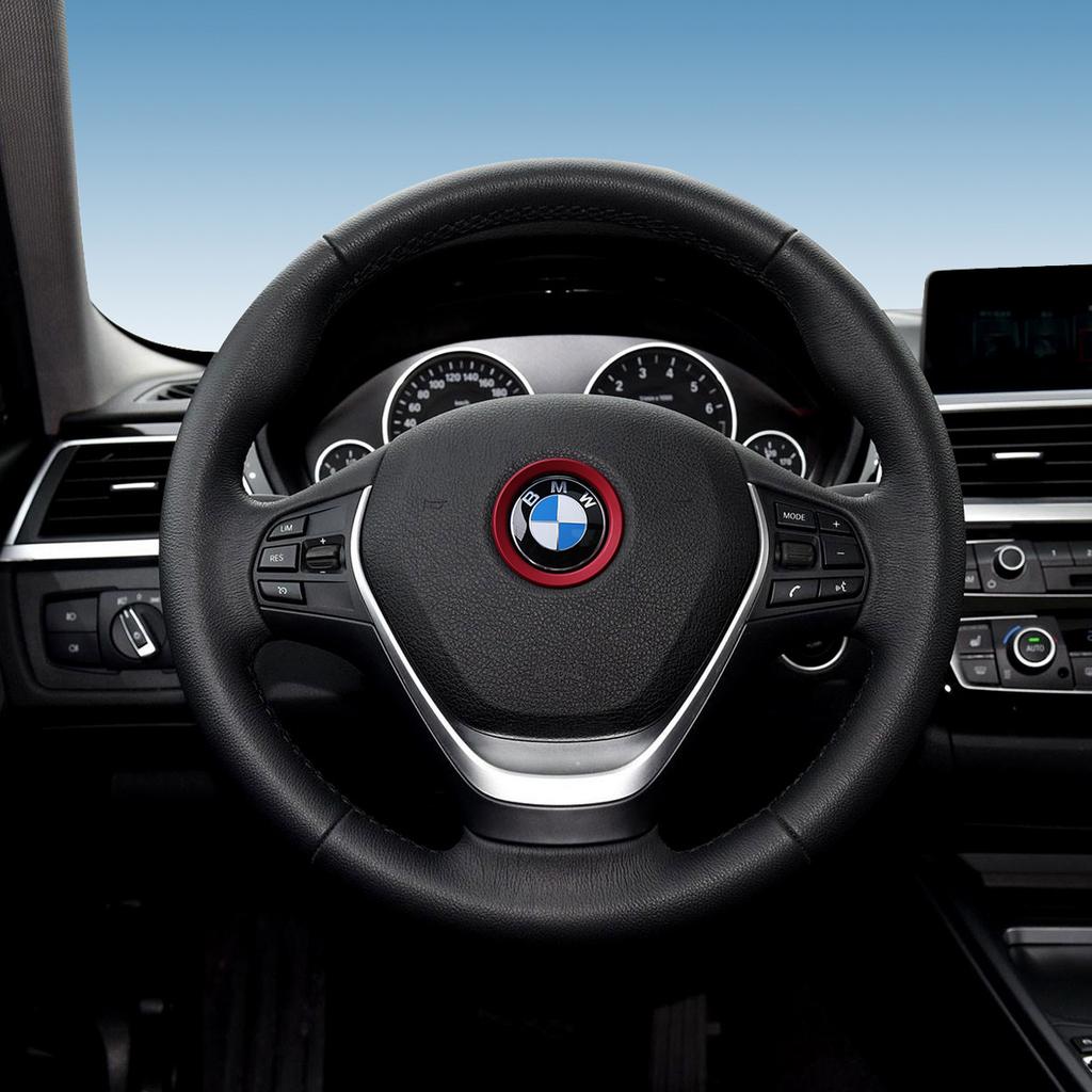 Car Decoration Ring Steering Wheel Circle Sticker Frame Metal Cover For BMW G30 G32 G01 G02 G05 G06 G07 G26 G23 G22 F40 F20 G08 OT4