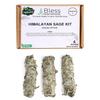 Bless-International Himalayan-Sage-Eucalyptus-Incense Premium-100%-Natural-and-Organic Handcrafted-4-Inches-Long