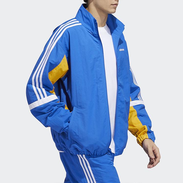 Adidas Originals Trefoil Globe TT Track Jacket Men Jacket Royal-Blue GD2092