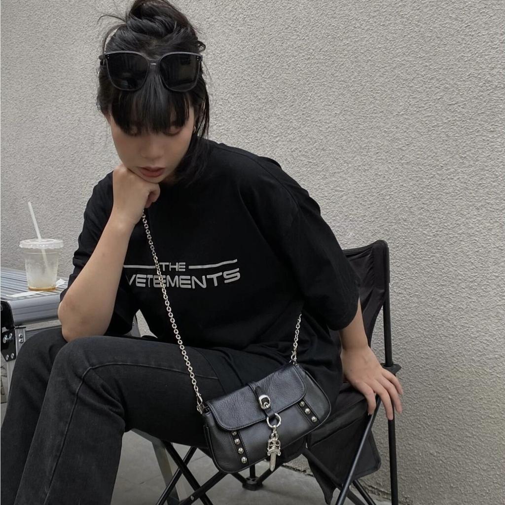 Unterarmtasche vielseitig trendig cool Kettentasche Schulter Crossbody Handtasche Damentasche