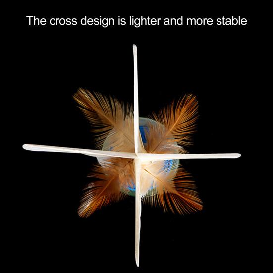 1/2/5 Pz Volani con Piume Leggeri Portatili Ispessiti Volani con Piume Colorate Sport all'Aperto con i Piedi