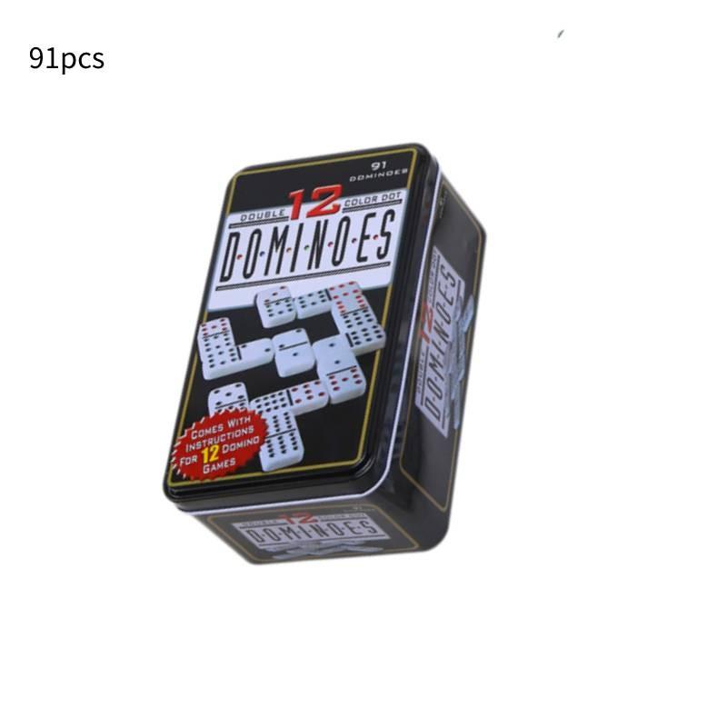 Domino Double Color 12 Party Game Leisure Entertainment Multiplayer Game Puzzle