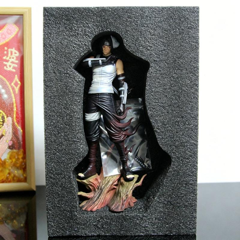 23cm Anbu Uchiha Itachi Anime PVC Figure Naruto Shippuden Collectible GK Statue Model Desktop Ornament Ninja Toy Gift For Fans